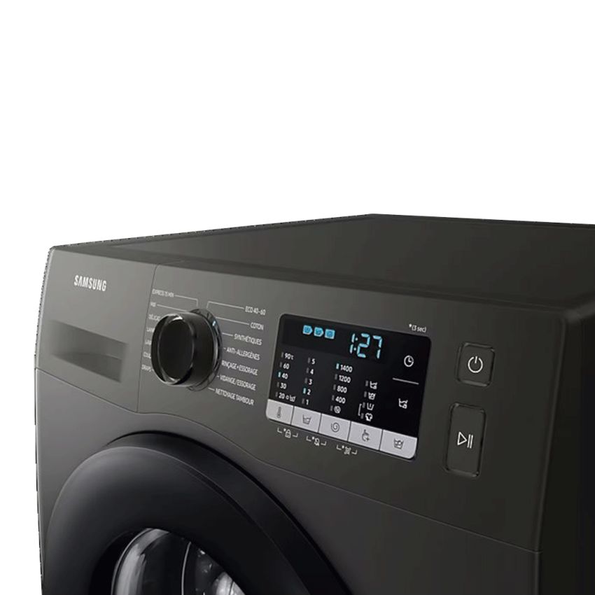 Machine à Laver Samsung 7 kg | Essorage 1400 Tours/min – WW70TA46AX – Silver