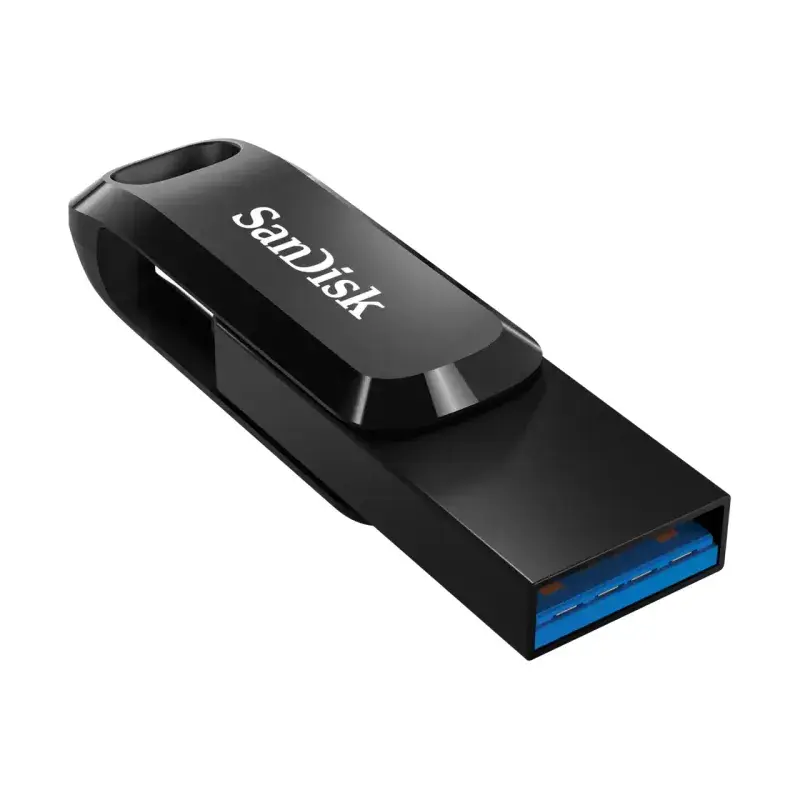 Clé USB SanDisk Double Connectique USB-C Ultra Dual Drive Go / 512 Go / Noir