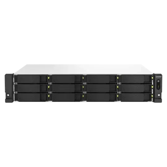 Serveur NAS 12 baies QNAP TS-1264U-RP-4G / Sans Disque Dur / Intel Celeron N5095