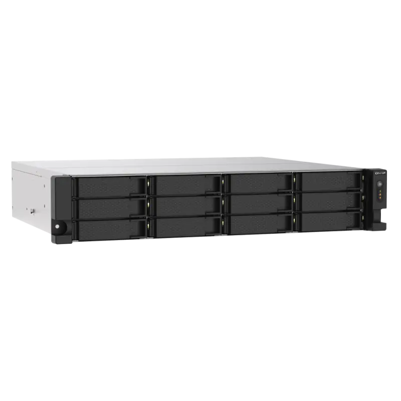 Serveur NAS PROFESSIONNEL 12 baies QNAP TS-1273AU-RP-8G / Sans Disque Dur / AMD Ryzen Embedded V1500B