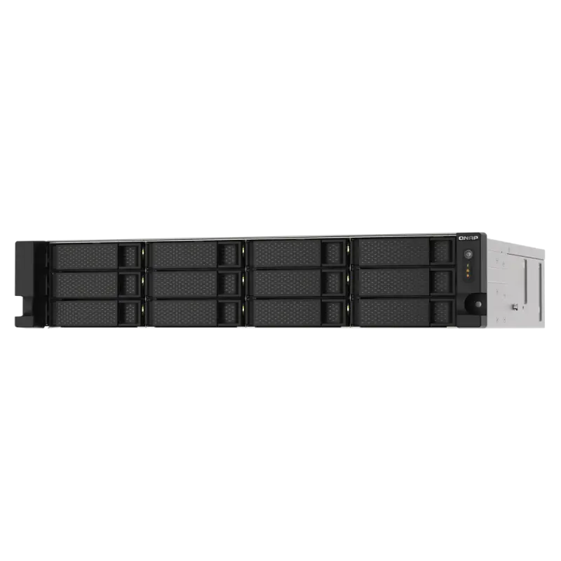 Serveur NAS PROFESSIONNEL 12 baies QNAP TS-1273AU-RP-8G / Sans Disque Dur / AMD Ryzen Embedded V1500B