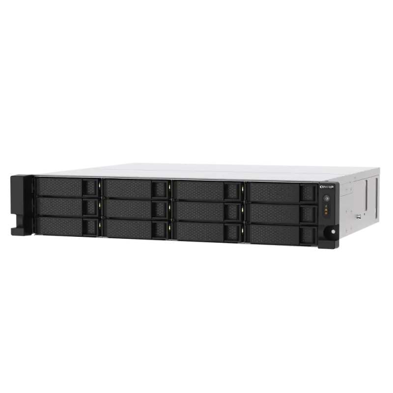 Serveur NAS PROFESSIONNEL 12 baies QNAP TS-1273AU-RP-8G / Sans Disque Dur / AMD Ryzen Embedded V1500B