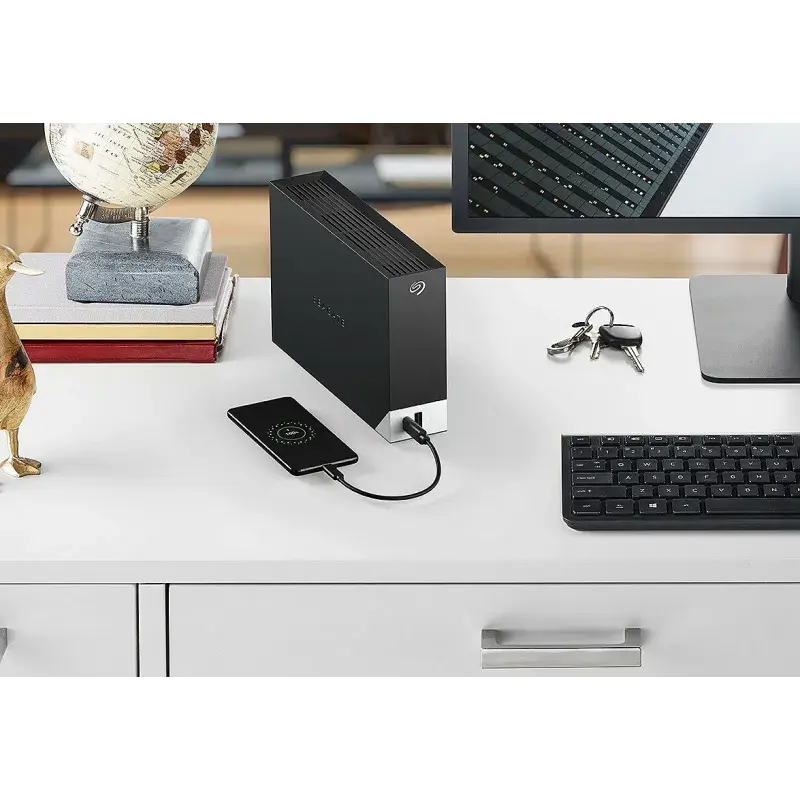 Disque dur externe Seagate ONE TOUCH DESKTOP / 14 To / USB 3.0 / USB-C 3.2