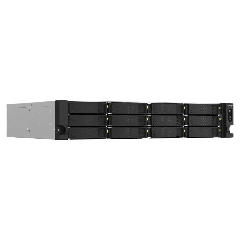 Serveur NAS 12 baies QNAP TS-1264U-RP-4G / Sans Disque Dur / Intel Celeron N5095