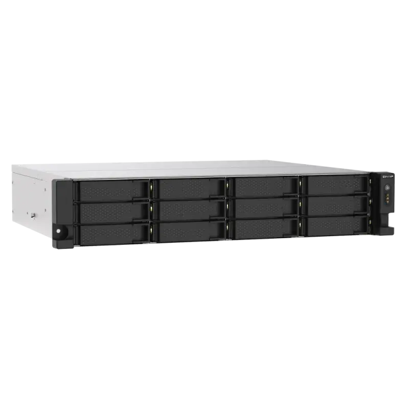 Serveur NAS PROFESSIONNEL 12 baies QNAP TS-1273AU-RP-8G / Sans Disque Dur / AMD Ryzen Embedded V1500B