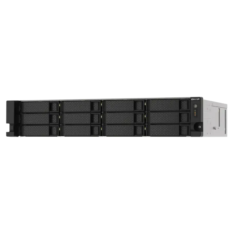 Serveur NAS PROFESSIONNEL 12 baies QNAP TS-1273AU-RP-8G / Sans Disque Dur / AMD Ryzen Embedded V1500B