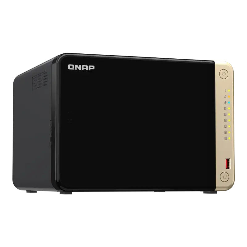 Serveur NAS QNAP TS-664-8G / INTEL CELERON N5095 / Noir