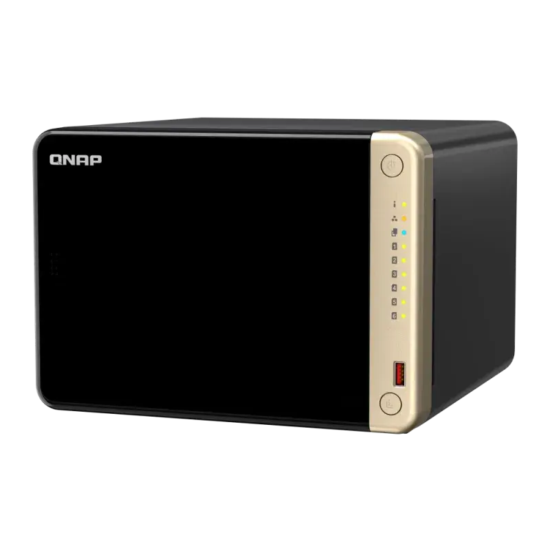Serveur NAS QNAP TS-664-8G / INTEL CELERON N5095 / Noir