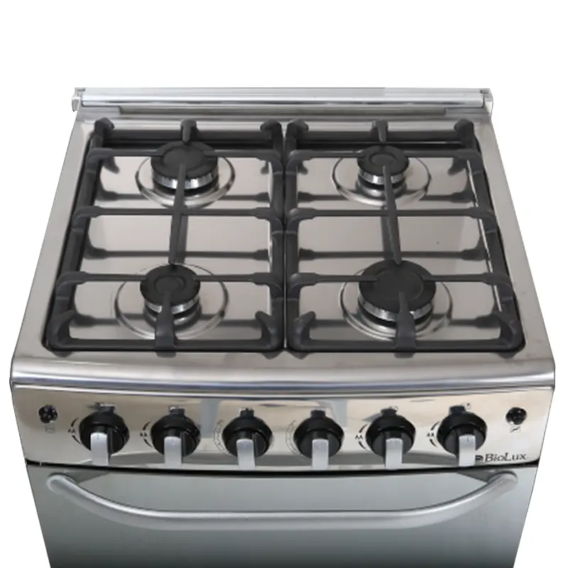 Cuisinière BIOLUX 60cm 4 Feux inox (M6060XTBA)