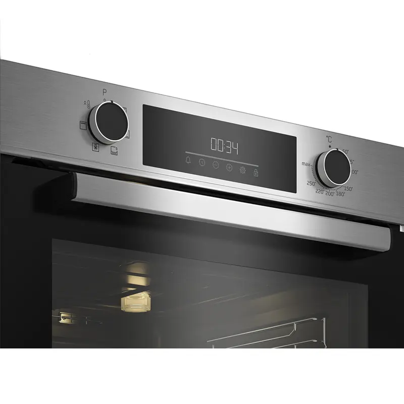 Four encastrable Beko 6 Fonctions avec Afficheur 60 cm / 72 L / Inox