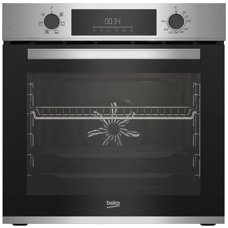 Four encastrable Beko 6 Fonctions avec Afficheur 60 cm / 72 L / Inox