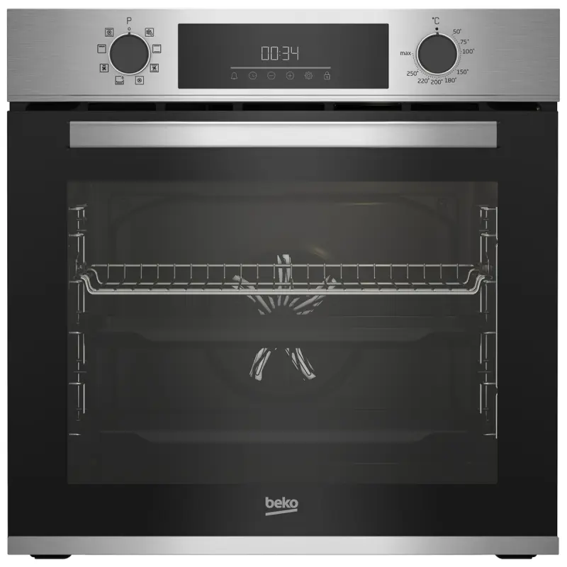 Four Encastrable Electrique Multifonctionnel Beko / 60 Cm / 72 L / 2600 W / Noir