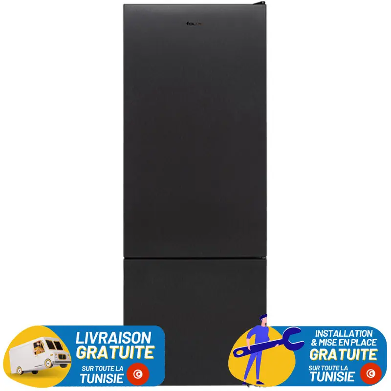 REFIGERATEUR FOCUS No Frost COMBINE 453 Litres / DARK SILVER