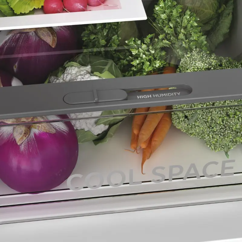 Réfrigérateur Combiné NoFrost Hoover 341 L Silver