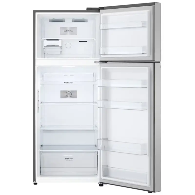Réfrigérateur LG No Frost Smart INVERTER double portes 360 Litres / Platinum Silver