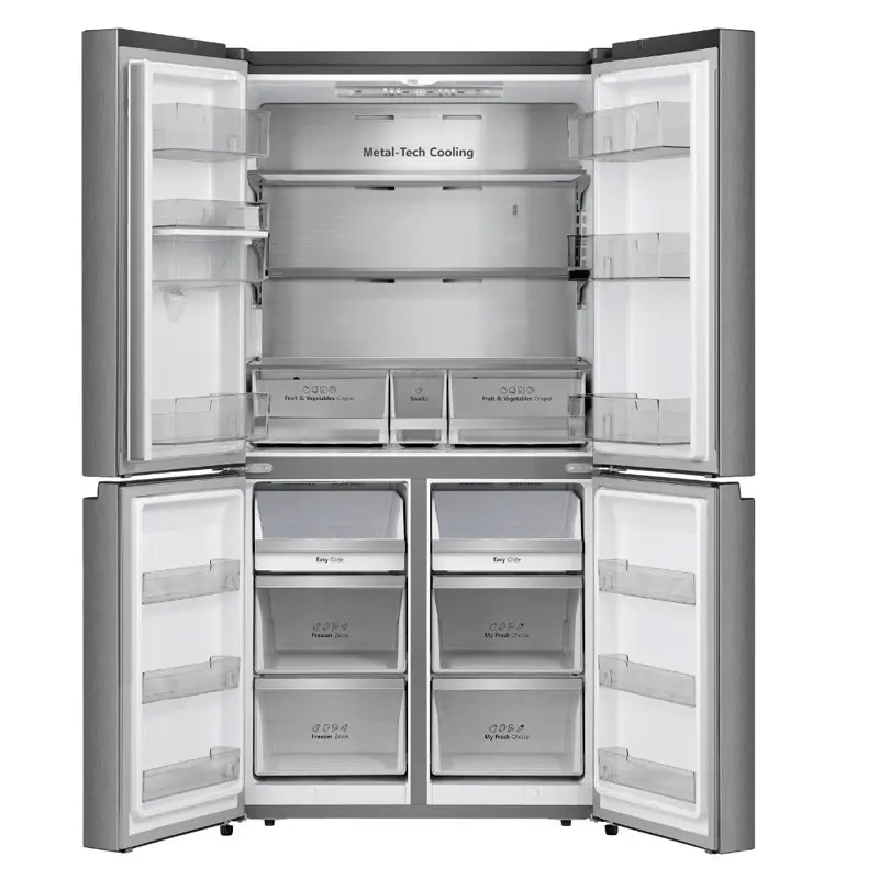 Réfrigérateur Side By Side Hisense RQ5N560NMII 4 Portes / Inverter / NoFrost / 579 Litres / Silver