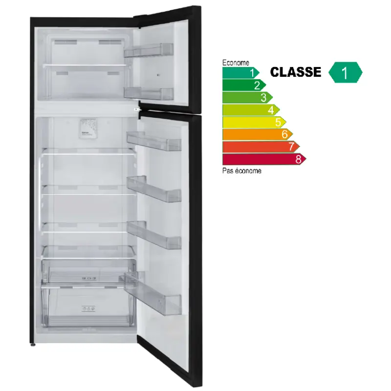 Réfrigérateur TELEFUNKEN No Frost Double Portes 451 Litres/ Dark inox avec Afficheur