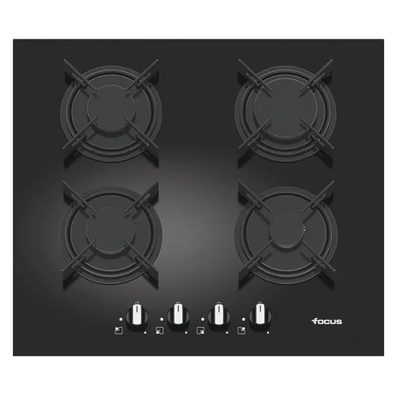 Table de cuisson Encastrable Focus F.409B / 60 cm / Vitro Noir