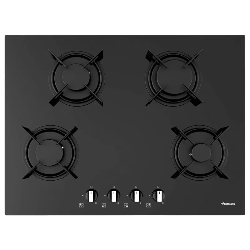 Plaque de Cuisson FOCUS Vitro Crystal 4 Feux 60 cm – Blanc (F.405W)