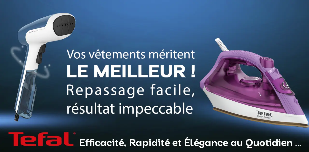tefal defroisseur banniére