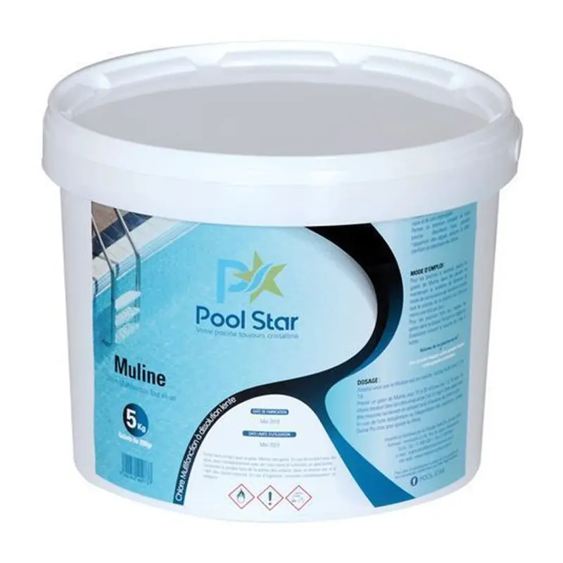 Chlore Multifonction En Galets Pool Star Pour Piscine 5Kg