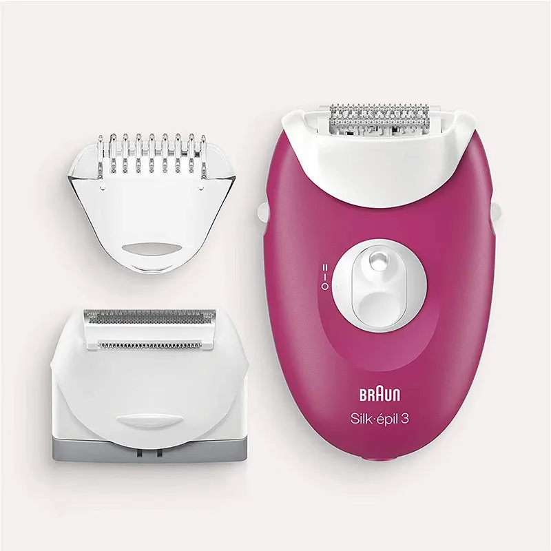 Épilateur BRAUN Silk-3 Blanc Et Rose SE3-410