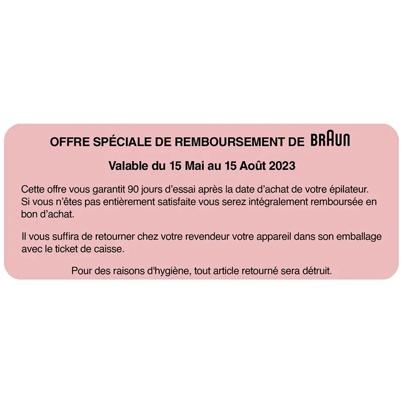 Épilateur BRAUN Silk-3 Blanc Et Rose SE3-410