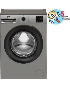 Lave Linge Frontal BEKO BM3WFT38200BS 8kg – Gris