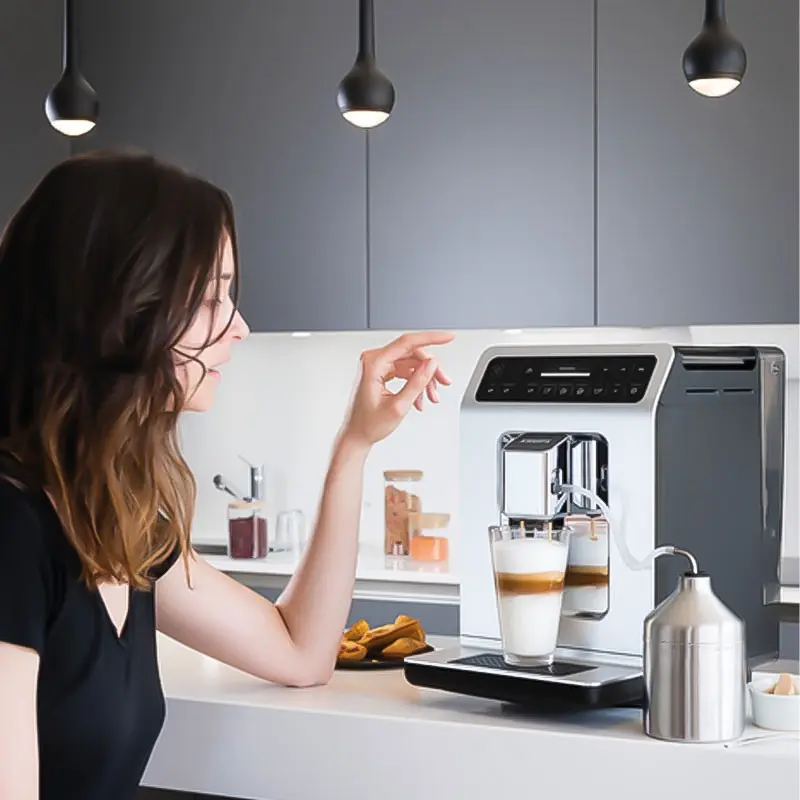 Machine à Café Expresso KRUPS EA891110 1450W 2.3L – Blanc