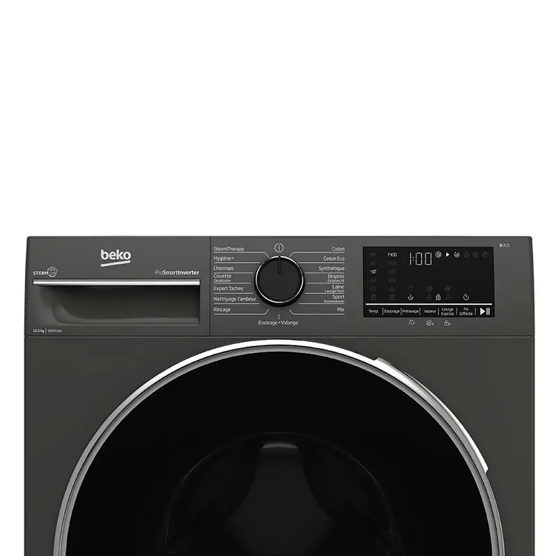 Machine à Laver Frontale Beko B3WFT410542MG Inverter 10.5Kg Gris