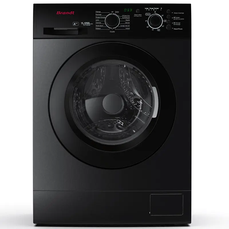 Machine à Laver Frontale Brandt BLF1120SDBL 11Kg Dark Silver