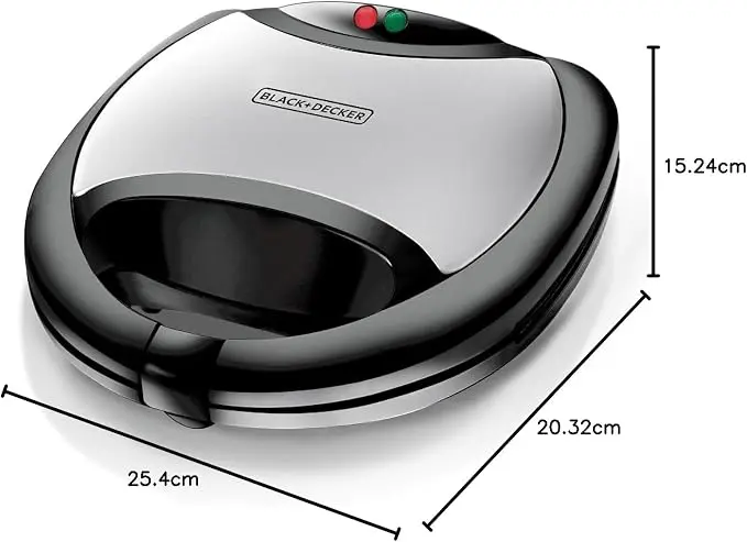 Appareil à sandwichs BLACK & DECKER TS2080-B5