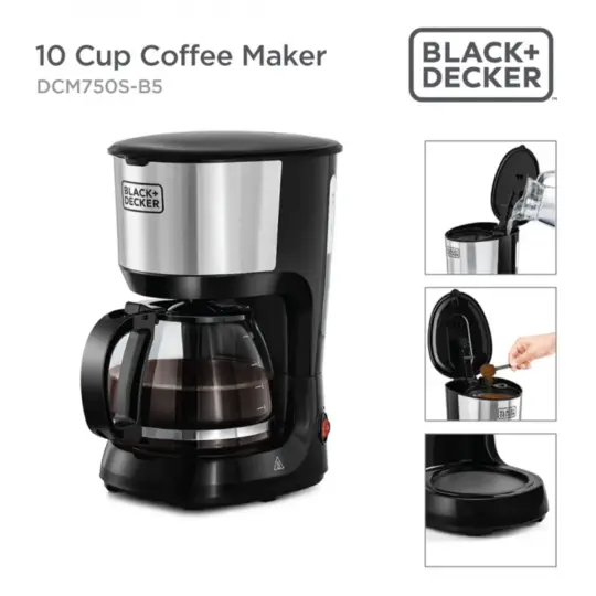Cafetière Electrique Black&Decker DCM750S-B5