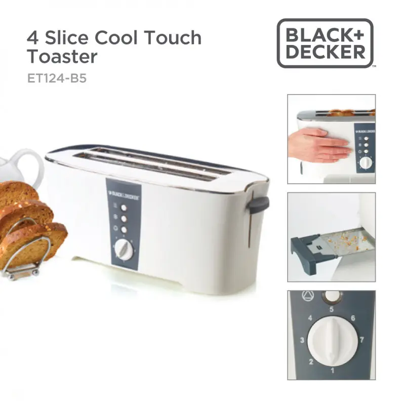 Grille Pain Black & Decker Blanc