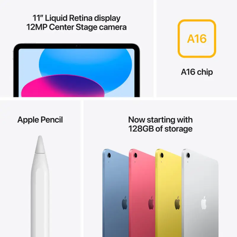 Apple ipad 11 » 128Go Wifi MD3Y4QA/A Silver
