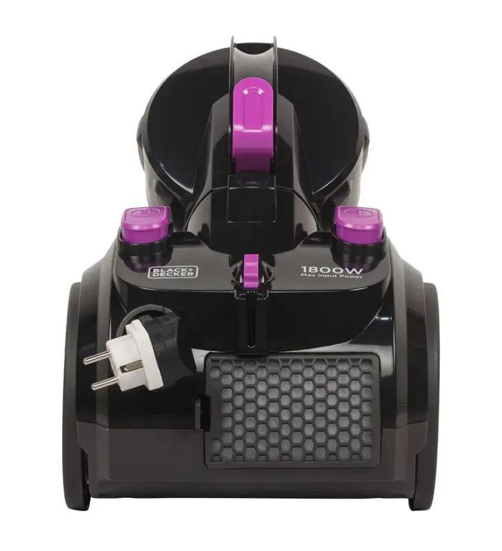 Aspirateur BLACK & DECKER 2.5 Litres / 1800W / Noir et Violet