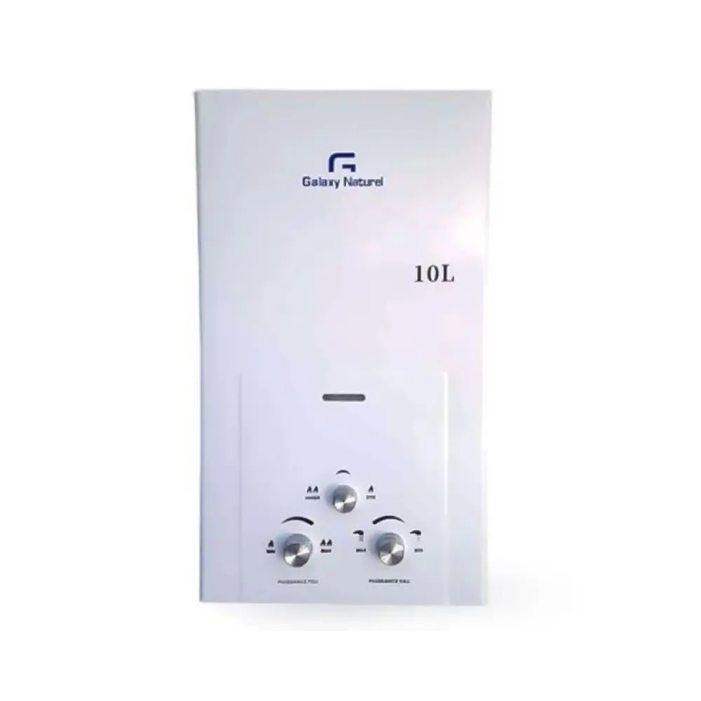 Chauffe Bain GALAXY NATUREL 10 Litres Gaz Bouteille / Blanc