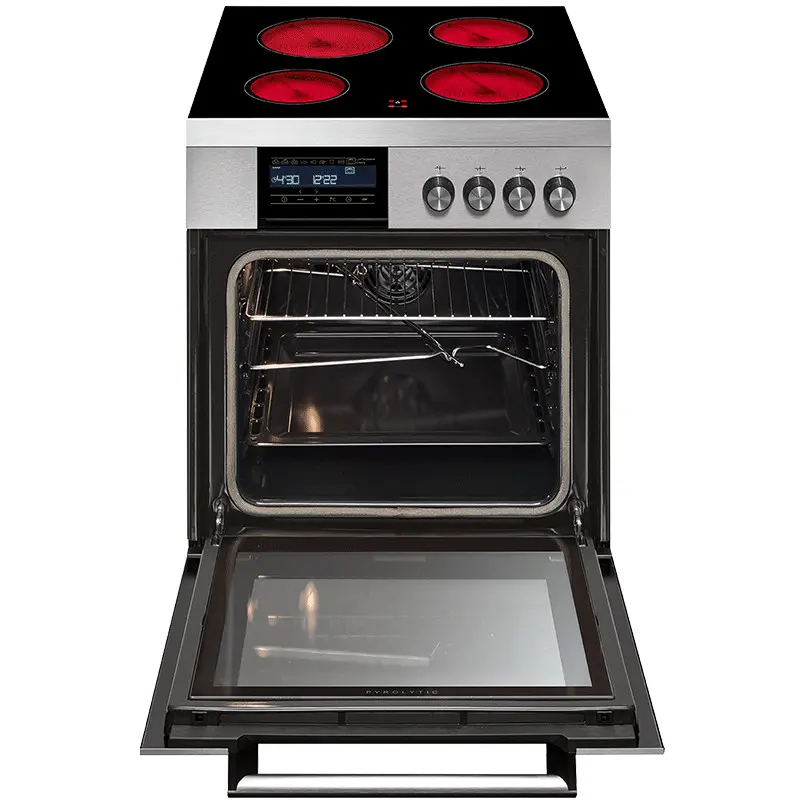 Cuisinière Electrique De Dietrich DCV1568X 4 Feux 60Cm Inox