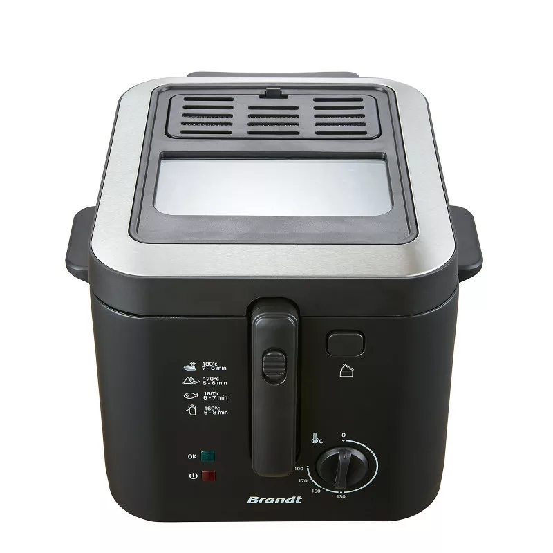 FRITEUSE BRANDT FRI25X2 1600 W ACIER INOXIDABLE.