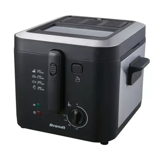 FRITEUSE BRANDT FRI25X2 1600 W ACIER INOXIDABLE.