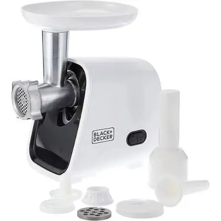 Hachoir à Viande Black & Decker 1500W Blanc (FM1500-B5)