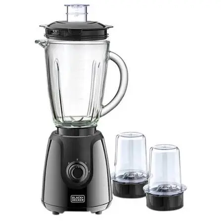 Blender Black + Decker BX440-B5 / 400W / 1.5L + 2 Moulins