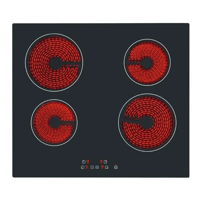 Plaque de Cuisson Electrique Elleti VC640 4 Feux 60Cm Noir