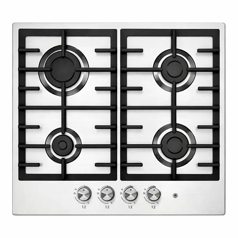 Plaque de Cuisson Encastrable Elleti 35220CDN 4 Feux 60Cm Inox