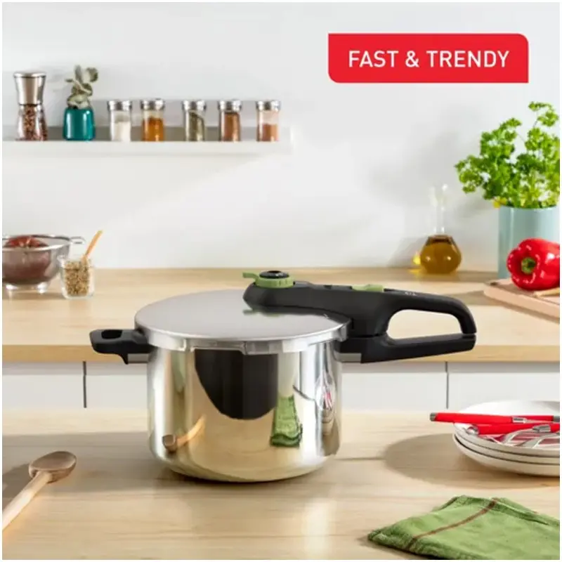 Autocuiseur TEFAL Secure Trendy P2584300 – Silver