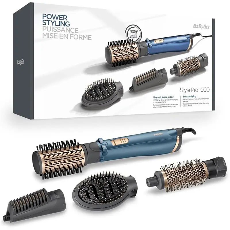 Brosse Soufflante Babyliss Style Pro AS965E 1000W Bleu
