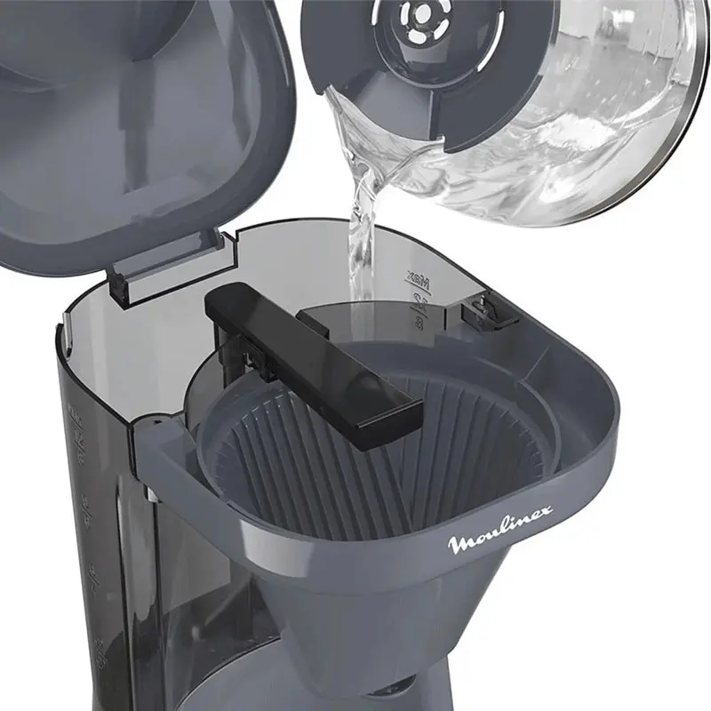 Cafetière Électrique Moulinex Plaino FG1M1BE0 1000W 1.1Litre Noir