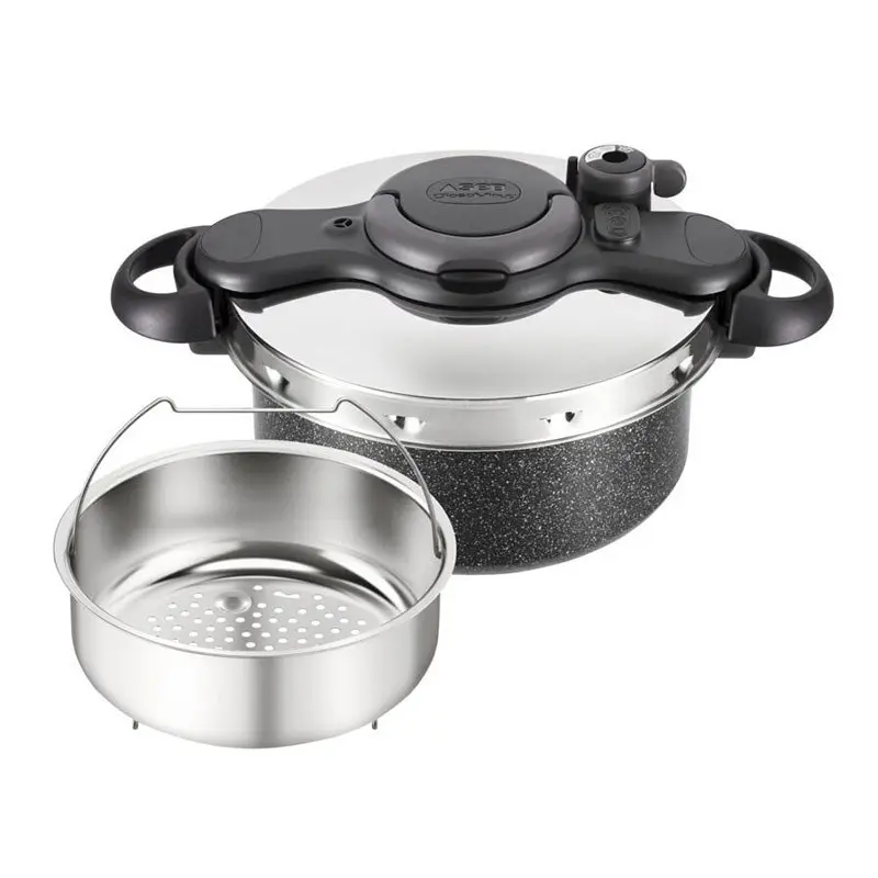 Cocotte 2EN1 SEB ClipsoMinut Ultra Resist 5 Litres Noir