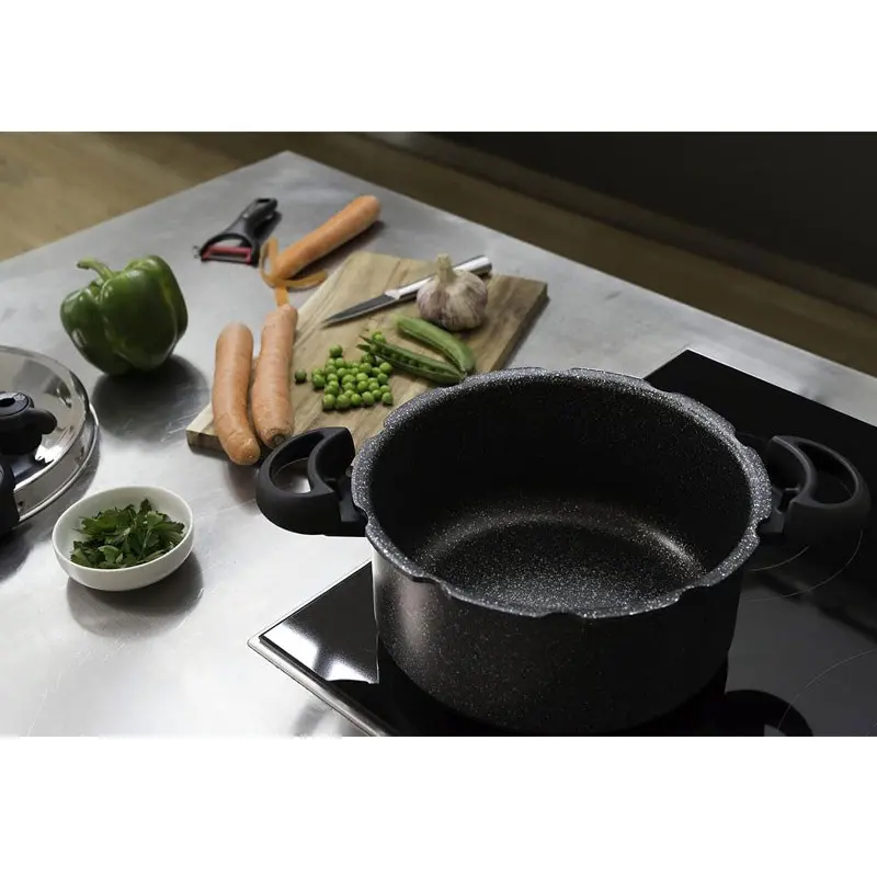 Cocotte 2EN1 SEB ClipsoMinut Ultra Resist 5 Litres Noir