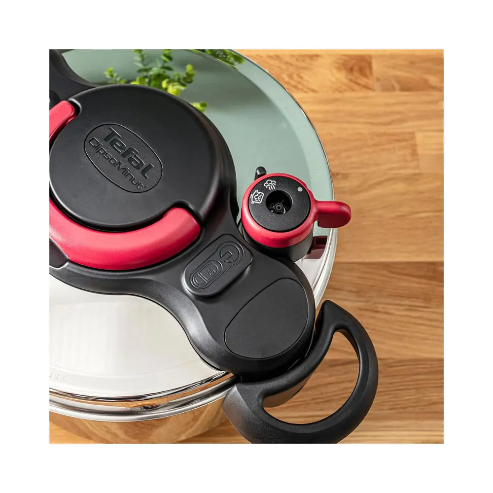 Cocotte Clipso TEFAL Minute Easy 6 Litres / Noir & Inox / P4620768